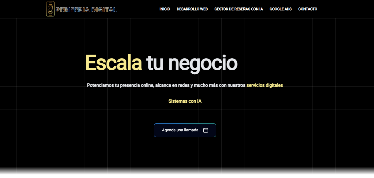AI automation agency website template